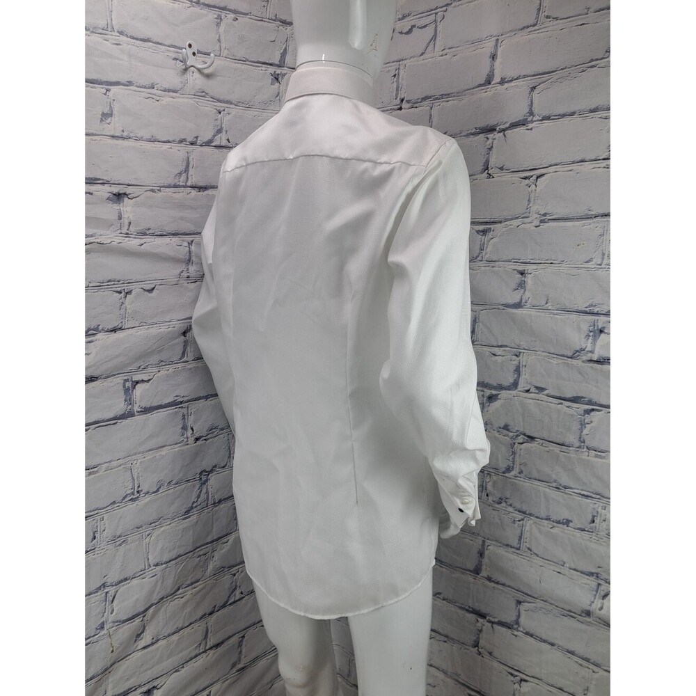 NEW Eton Men's Contemporary Luxury Dress Shirt Pure White Formal Size 42 - 16.5" - Picture 11 of 12